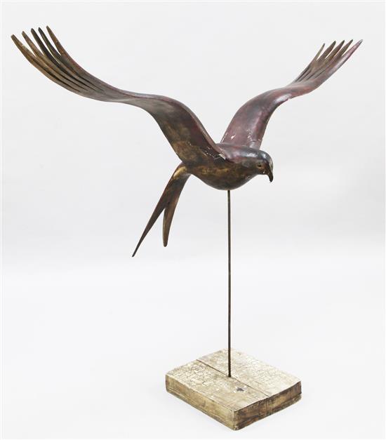 § Guy Taplin (1939-) Red Kite, width 50in., illustrated in Csaky & Collins Birds of Creation - Guy Taplin 1998
